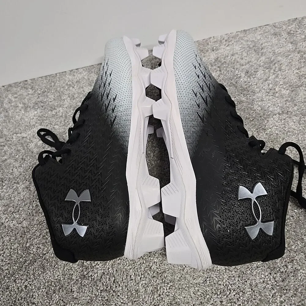 Under Armour Spotlight‎ Franchise Rm 4.0 Black Silver Football Cleats Men’s 10.5